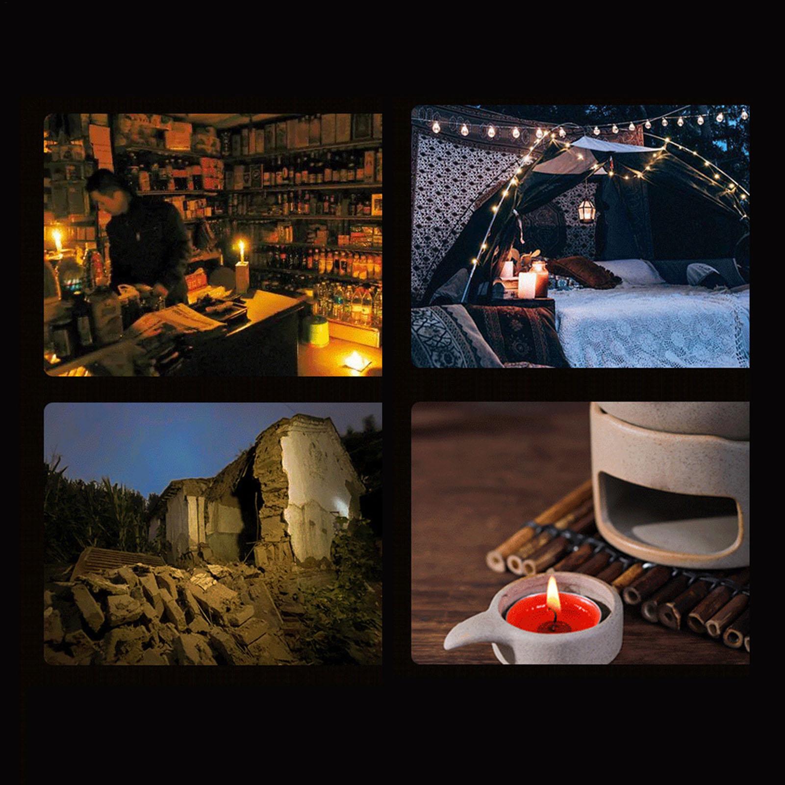 Outdoor Power Hours - Power Outage Candles Unscented Candles with