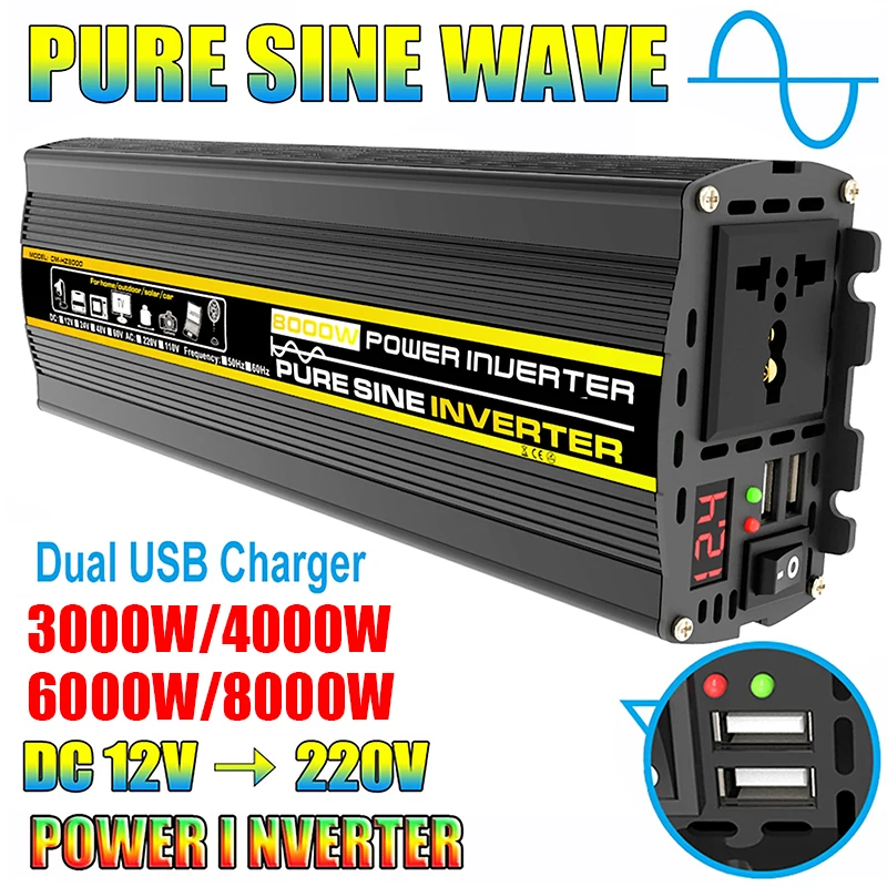 8000/6000/4000/3000W Pure Sine - đánh giá và giá Outdoor Power Transformer