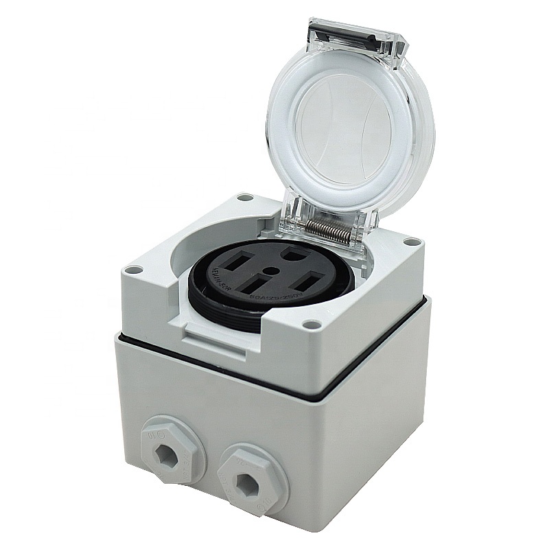 50 Amp Generator RV Power Inle - đánh giá và giá Outdoor Power Inlet Box