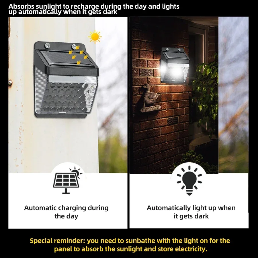 LED Solar Light PIR Motion Sen - đánh giá và giá Outdoor Powerwall