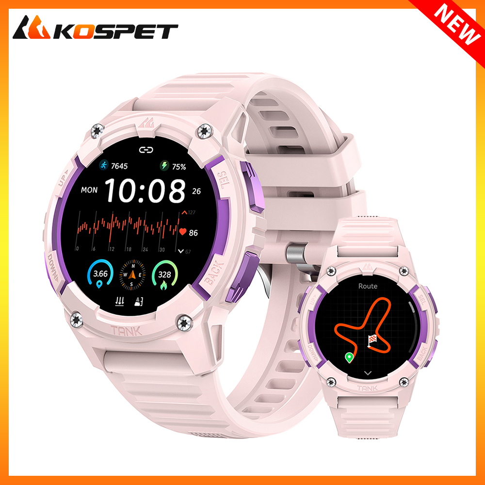 KOSPET TANK S2 GPS Smart Watch - đánh giá và giá Outdoor Power Hours