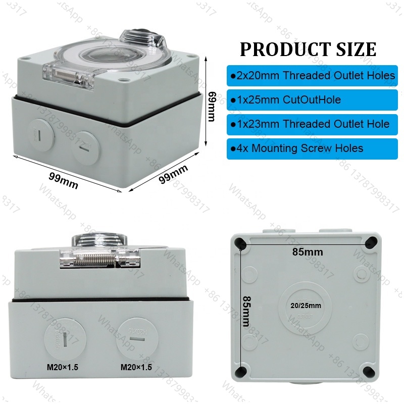 50 Amp Generator RV Power Inle - đánh giá và giá Outdoor Power Inlet Box