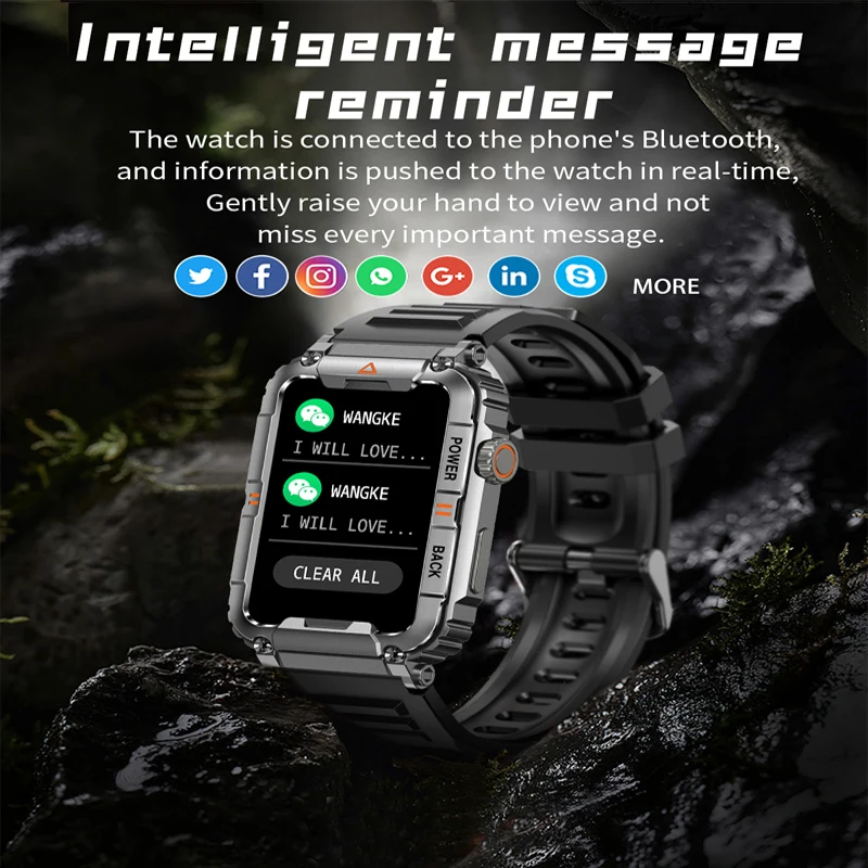 Military Outdoor Smart Watch G - đánh giá và giá Outdoor Power Hours