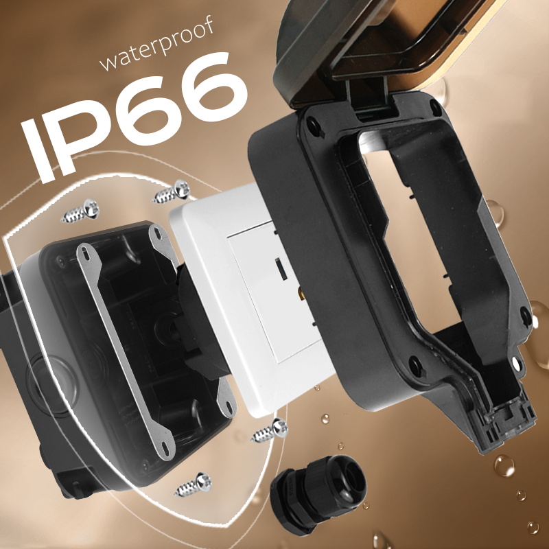 Avoir IP66 Wall Waterproof Soc - đánh giá và giá Outdoor Power Inlet Box