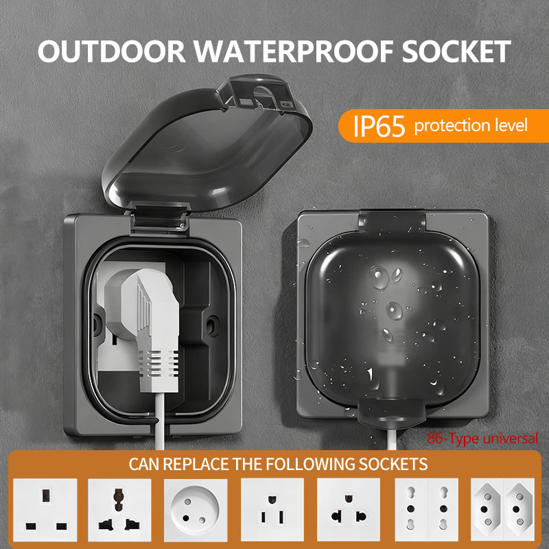 IP65 Waterproof Outdoor Socket - đánh giá và giá Outdoor Power Inlet Box