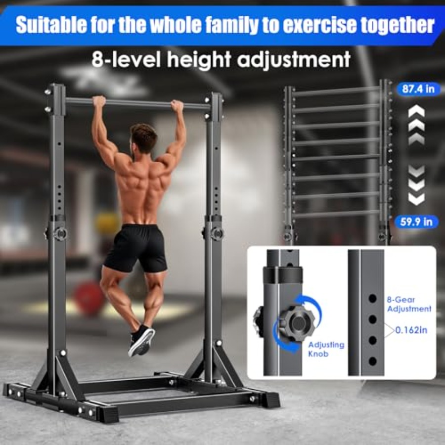 Free Standing Adjustable Pull  - đánh giá và giá Outdoor Power Tower Pull Up Bar