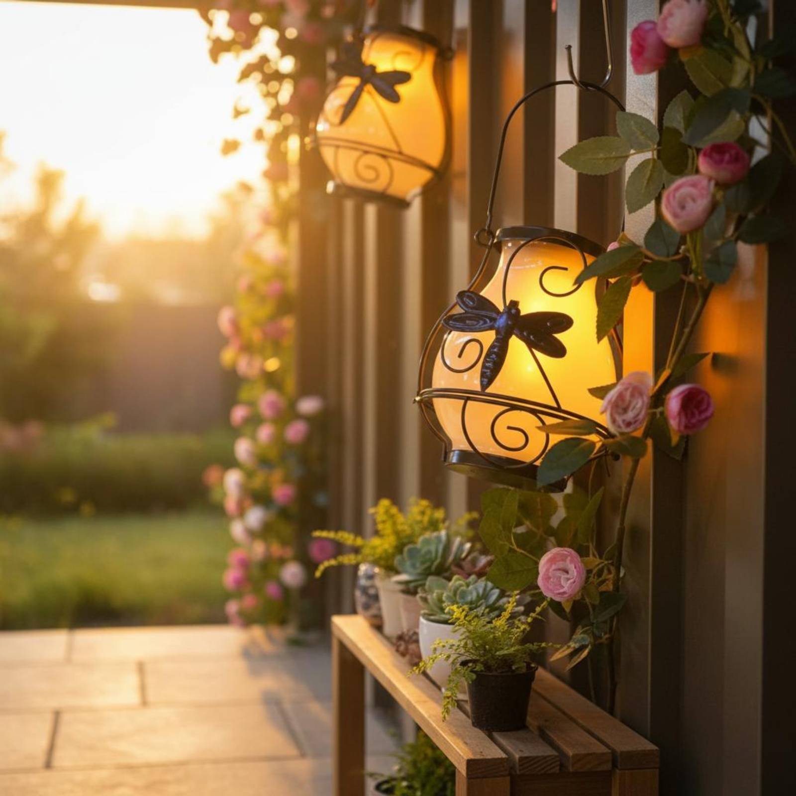 Solar Butterfly Lantern Waterp - đánh giá và giá Outdoor Powerwall