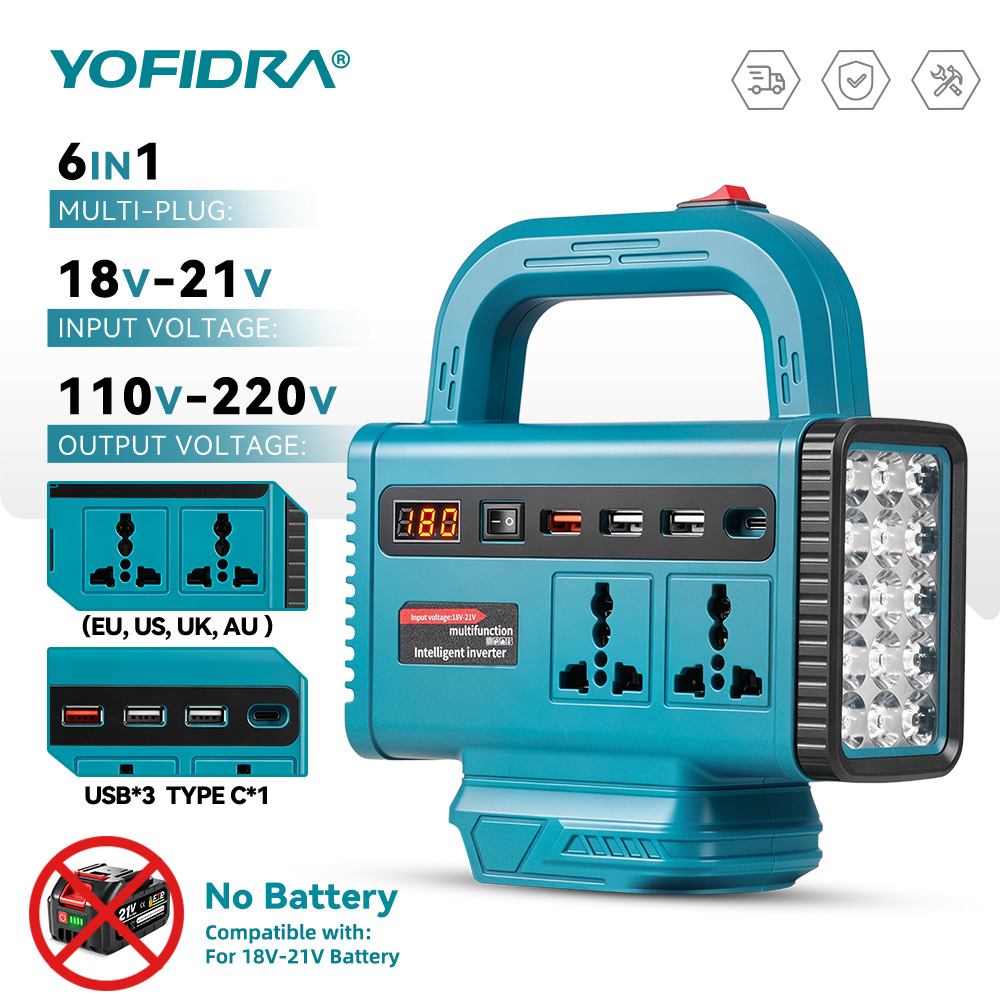 YOFIDRA 220V Portable Power In - đánh giá và giá Outdoor Powerwall