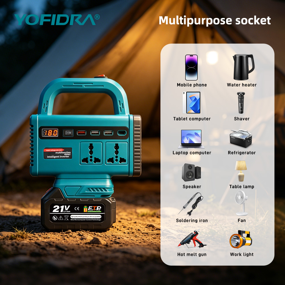 YOFIDRA 220V Portable Power In - đánh giá và giá Outdoor Powerwall