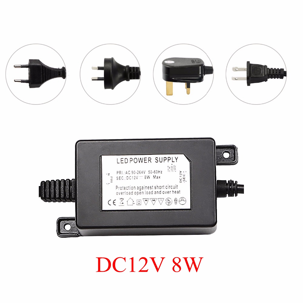 IP67 CHỐNG Nước DC12V 8 Wát Tr - đánh giá và giá Outdoor Power Transformer