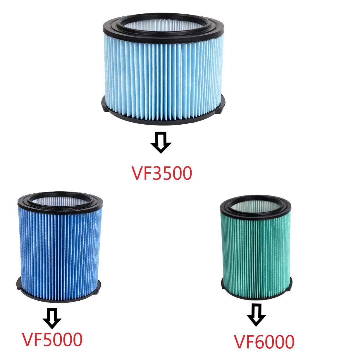VF6000 VF5000 VF3500 Standard  - đánh giá và giá Wet Dry Vacuum Shop
