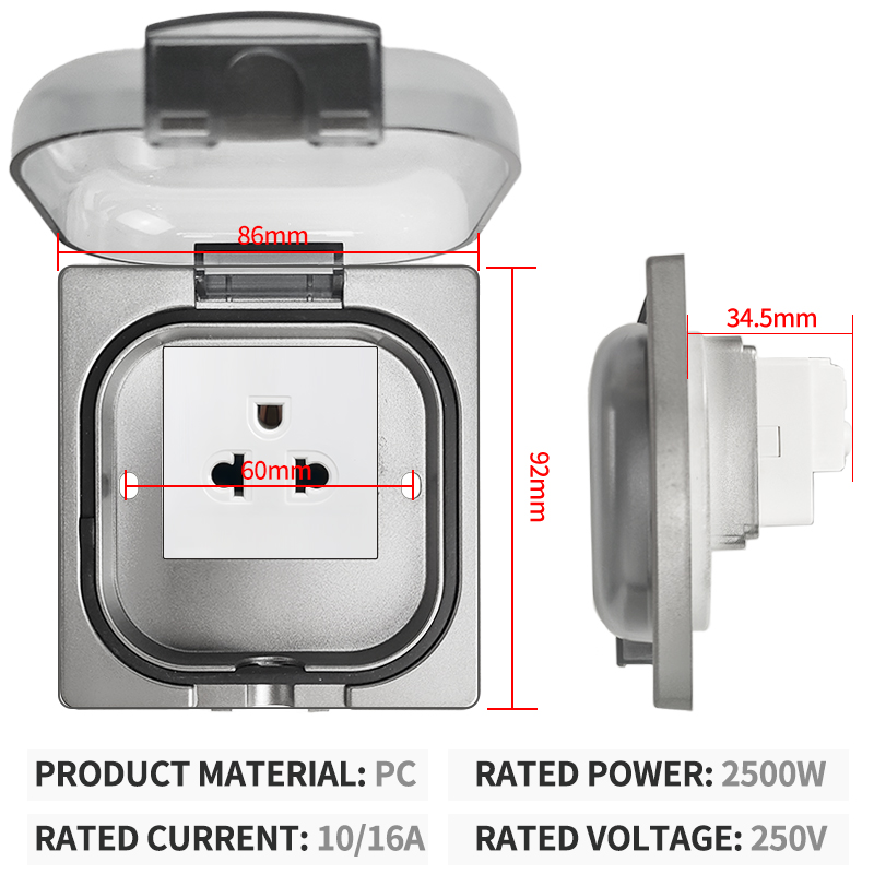 IP65 Waterproof Outdoor Socket - đánh giá và giá Outdoor Powerwall