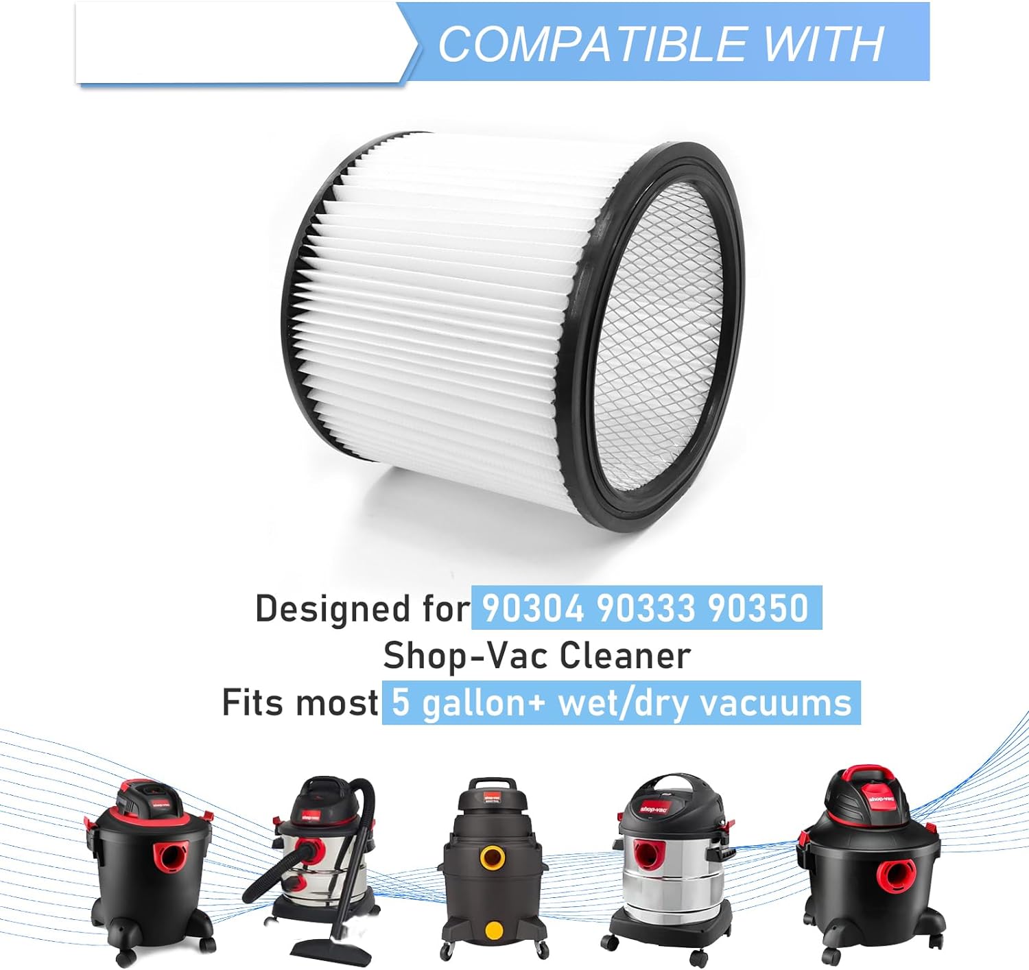 90304 Shop-Vac Filter Replacem - đánh giá và giá Wet Dry Vacuum Shop
